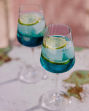 The Azzurino Spritz Society Set: THE ILLUSIONIST AZZURINO APERITIVO, Fritz Müller Perlwein, THE ILLUSIONIST AZZURINO GLASS